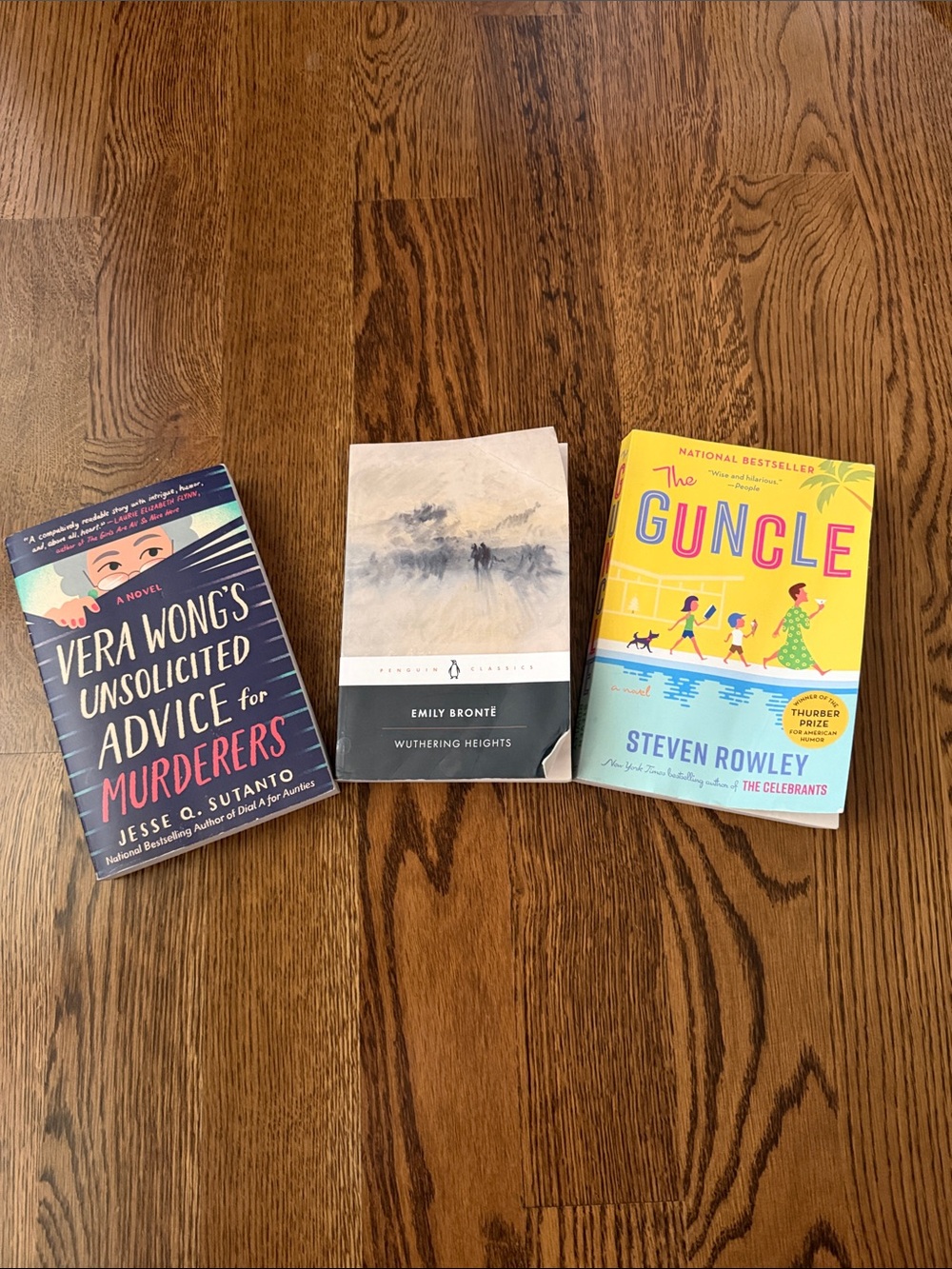 Book club reads- set of 3